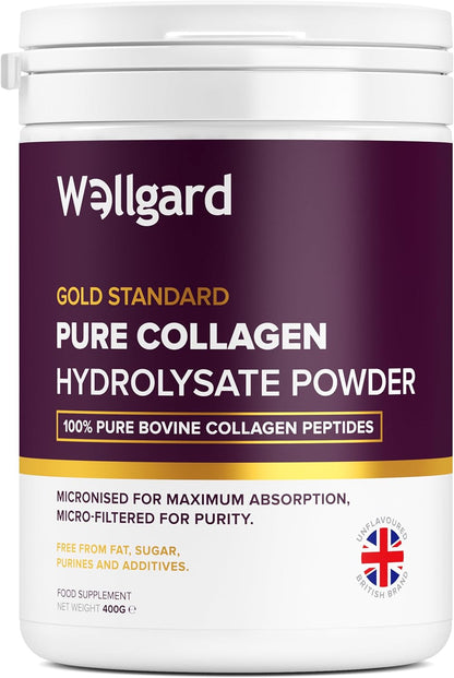 Collagen Powder, Gold Standard Bovine Collagen Peptides Powder by  - High Levels of the 8 Essential Amino Acids, Collagen Supplements, Halal & Kosher, Made in UK