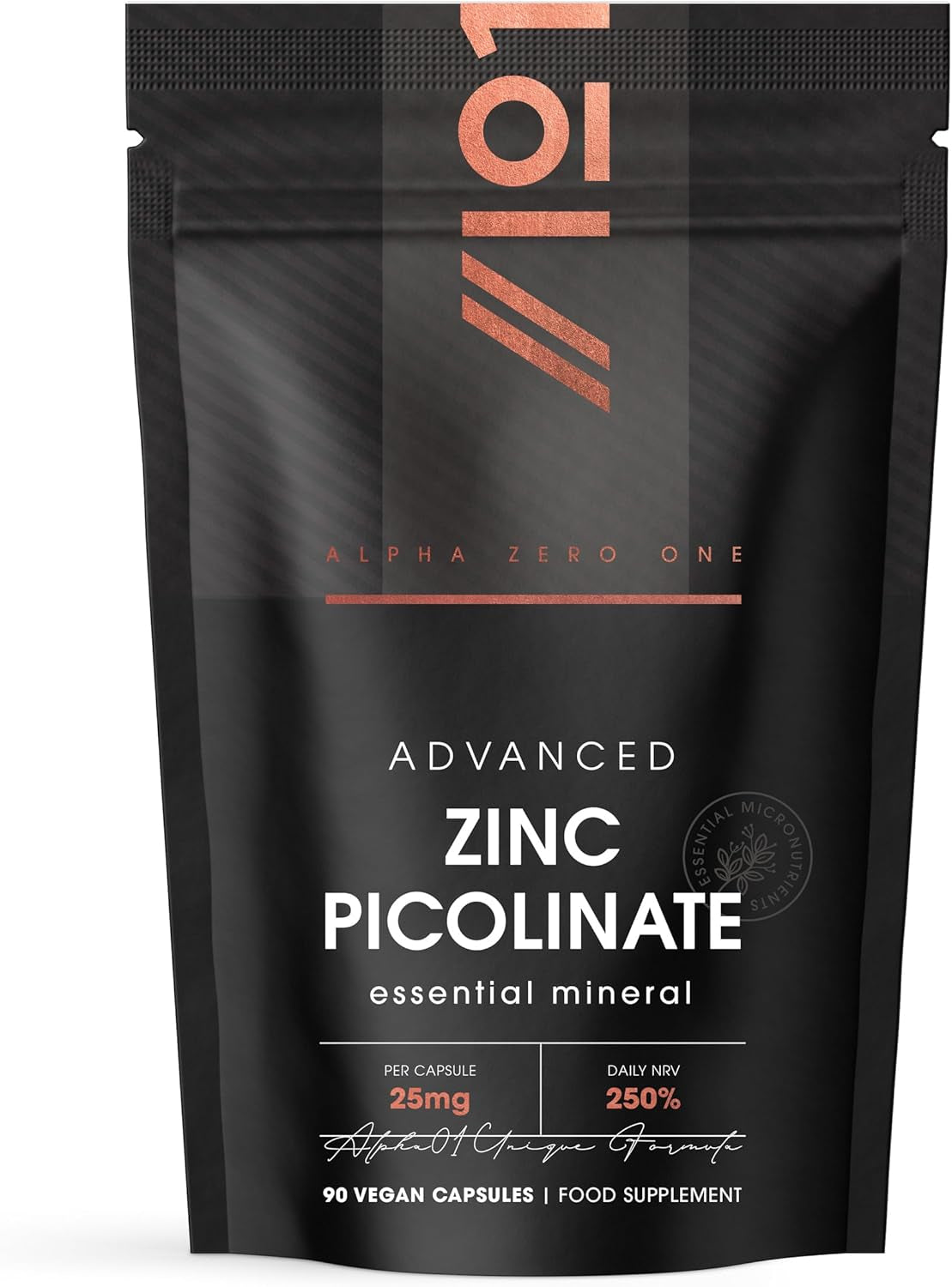 Healthy skin, hair and nails with zink picolinate