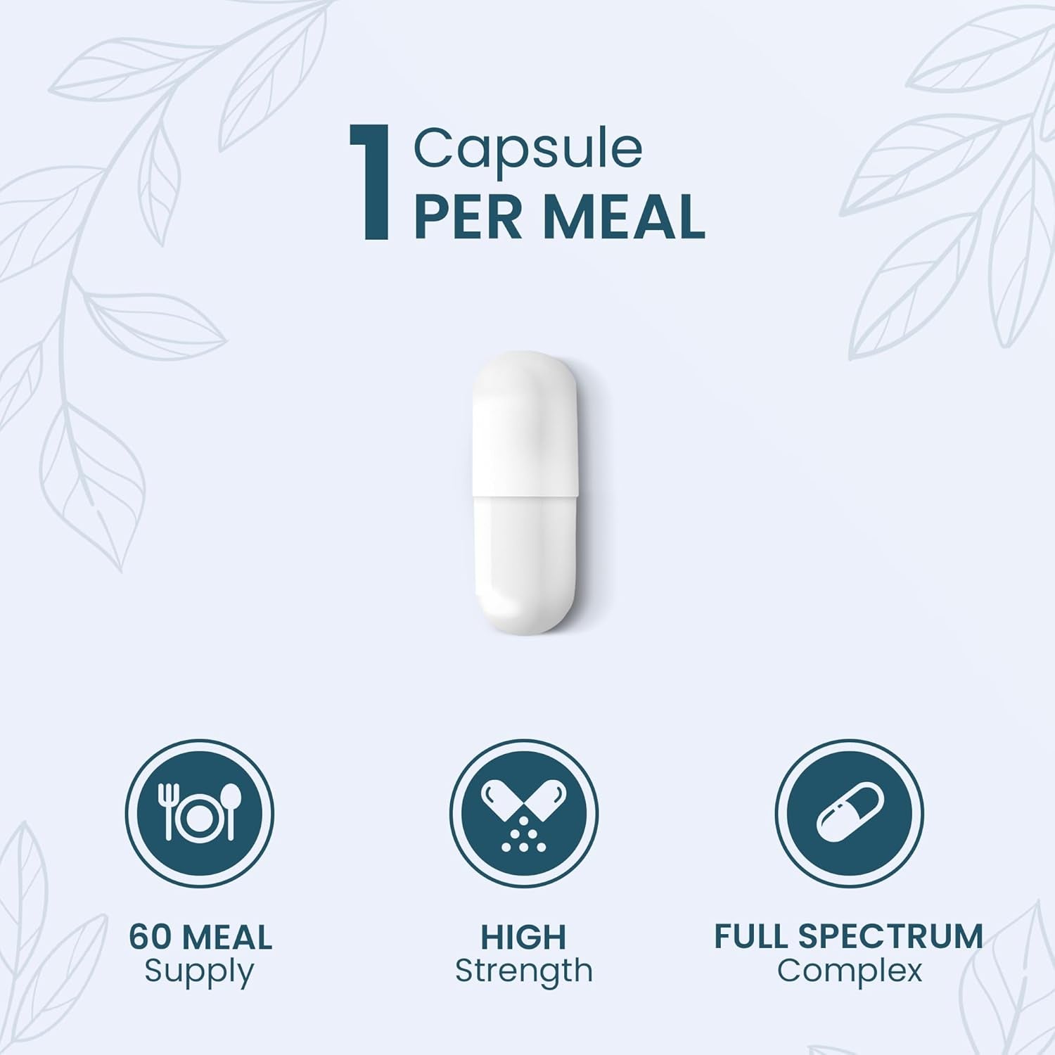 Award Winning 10-In-1 Digestive Enzyme Supplements | Made in the UK | Probiotics & Peppermint Oil for Gut Health, Bloating Relief and Belly Reduction | One Vegan Capsule per Meal | 60 Capsules